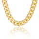 23 mm Gold Plated XXL Chunky Cuban Chain Necklace
