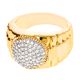 High End Brass Hand Set Band Band Pinky Ring