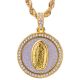Guadalupe Pendant 24 inch Rope Chain
