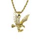 Eagle Pendant 24 inch Rope Chain Necklace Set
