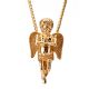 Praying Baby Angel 20 inch Cuban Chain Necklace Set