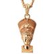 Mini Egyptian Pharaoh Pendant 20 inch Cuban Chain